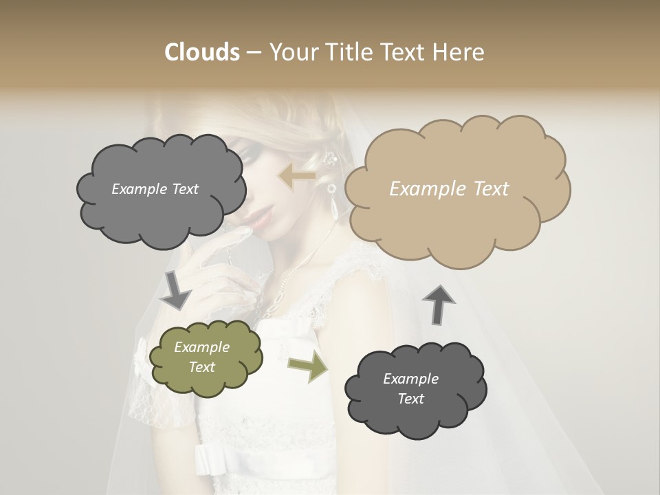 Pretty Caucasian Studio PowerPoint Template