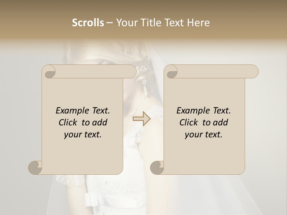 Pretty Caucasian Studio PowerPoint Template