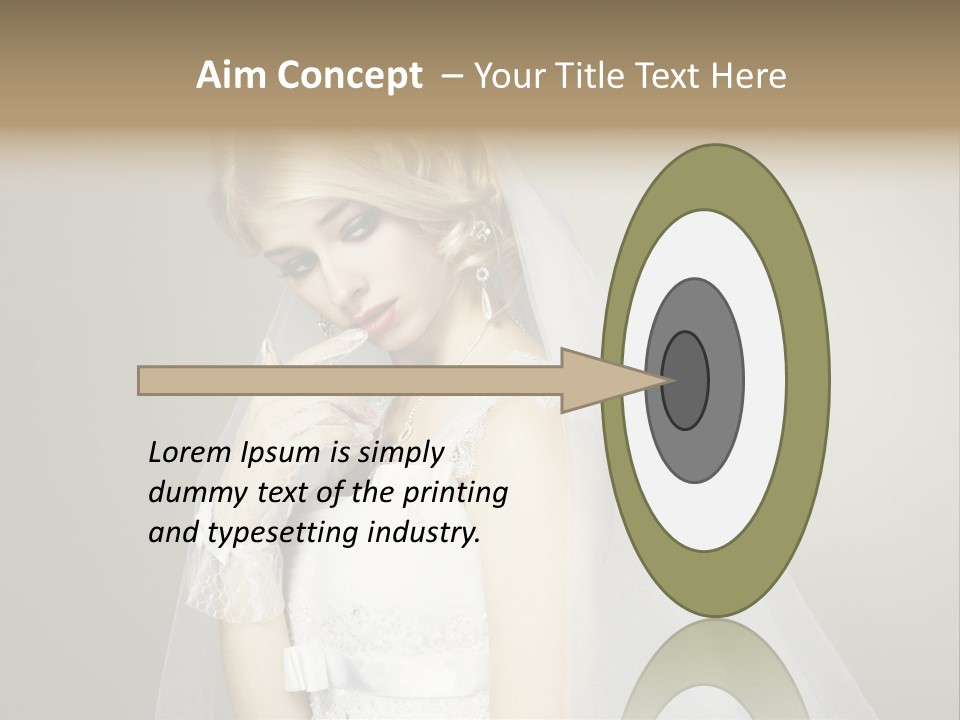 Pretty Caucasian Studio PowerPoint Template