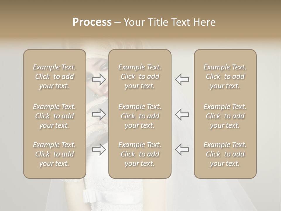 Pretty Caucasian Studio PowerPoint Template