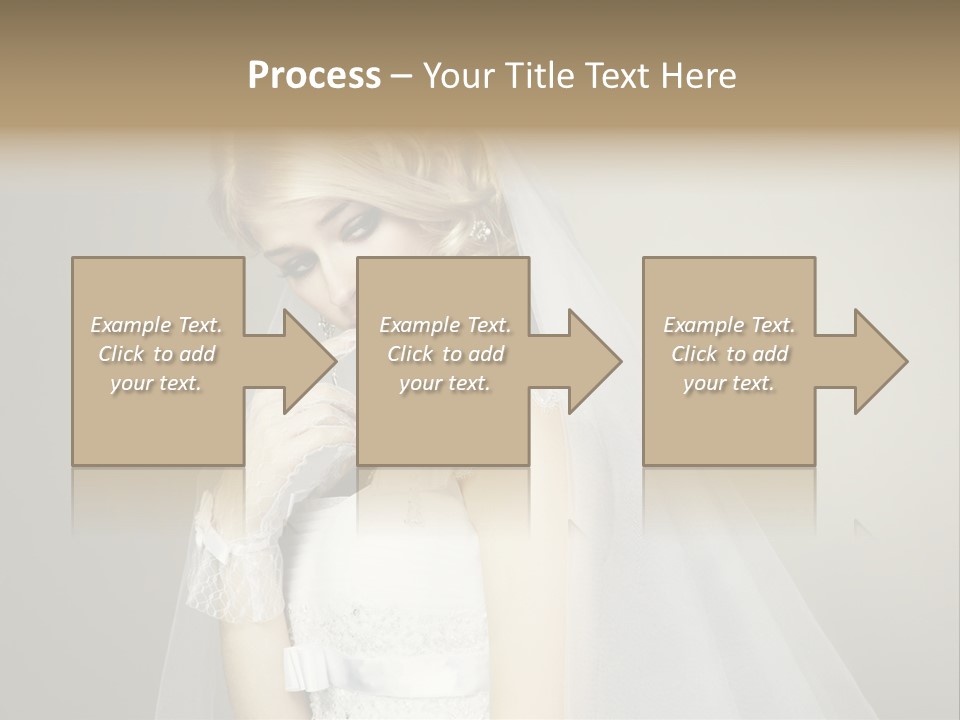 Pretty Caucasian Studio PowerPoint Template