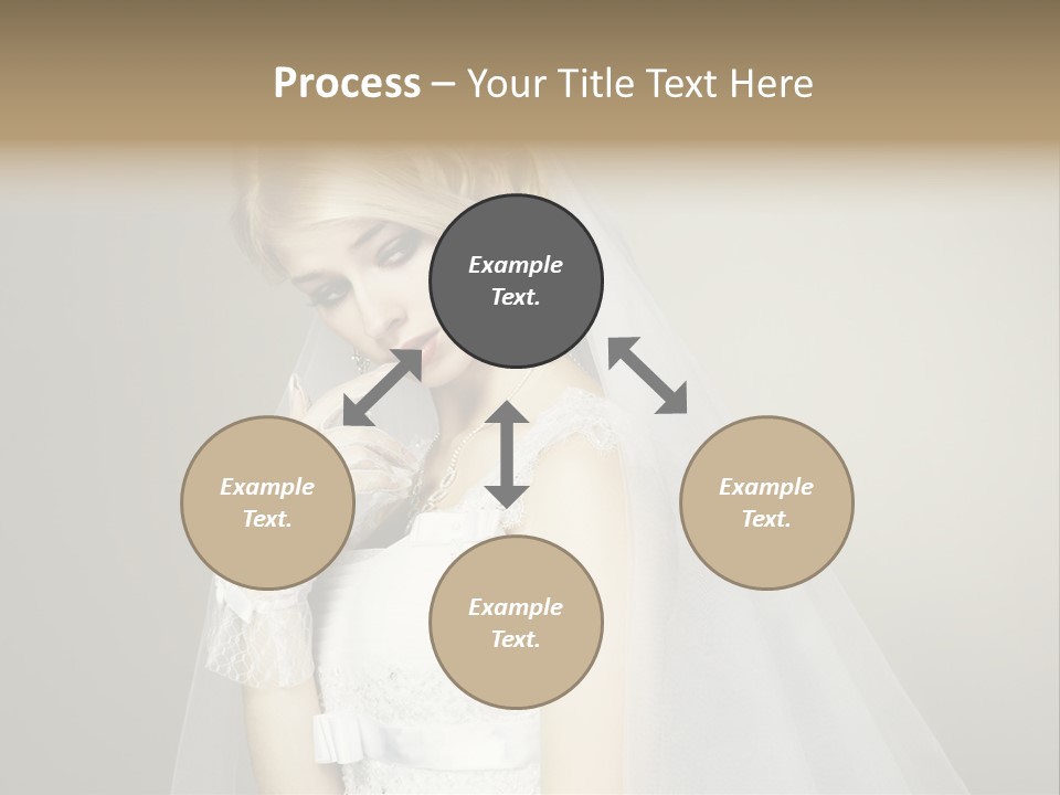Pretty Caucasian Studio PowerPoint Template