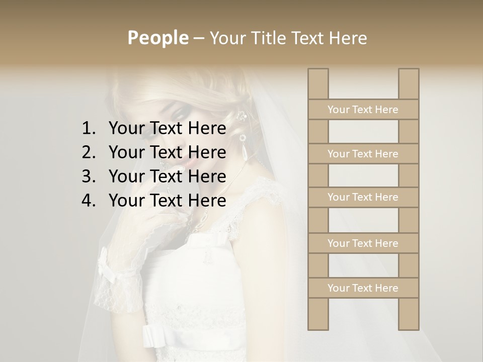 Pretty Caucasian Studio PowerPoint Template