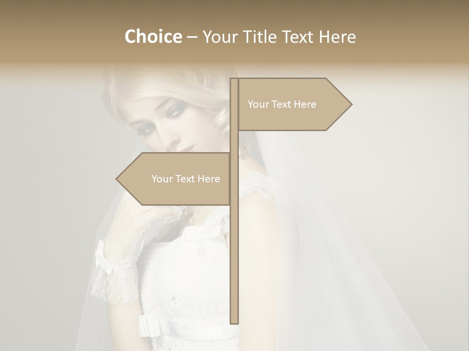 Pretty Caucasian Studio PowerPoint Template