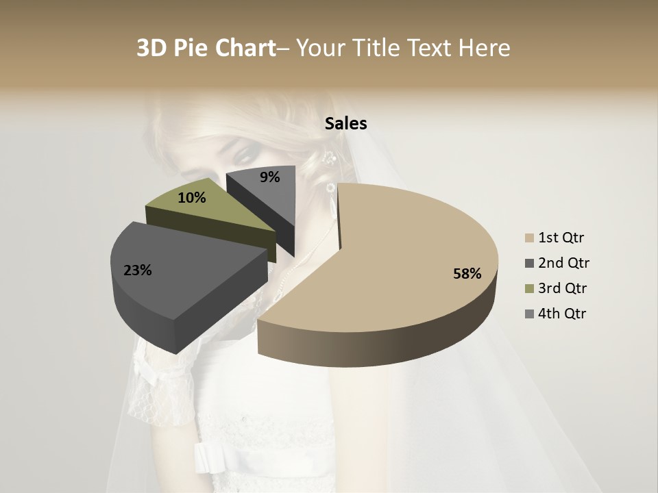 Pretty Caucasian Studio PowerPoint Template
