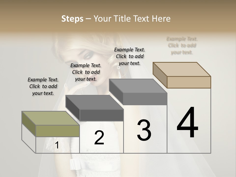 Pretty Caucasian Studio PowerPoint Template