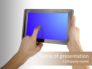 Frame Object Mobile PowerPoint Template