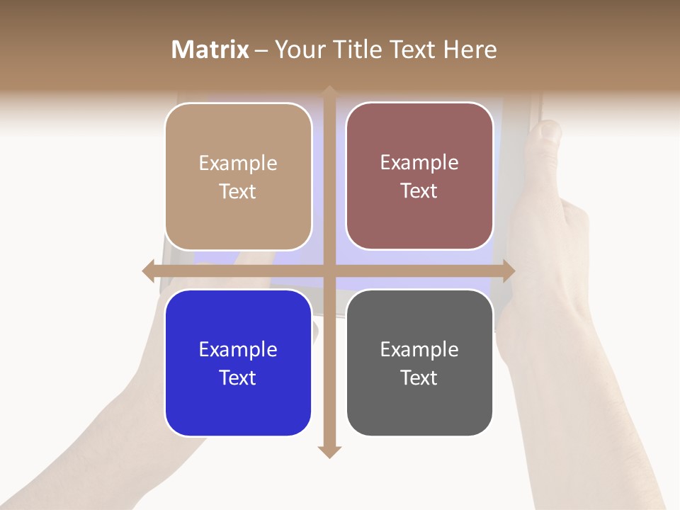 Frame Object Mobile PowerPoint Template