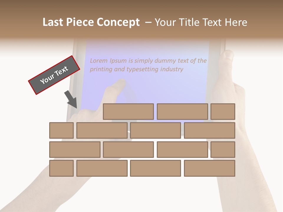 Frame Object Mobile PowerPoint Template