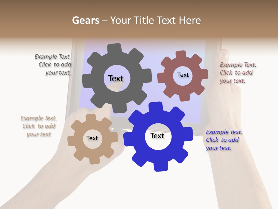 Frame Object Mobile PowerPoint Template