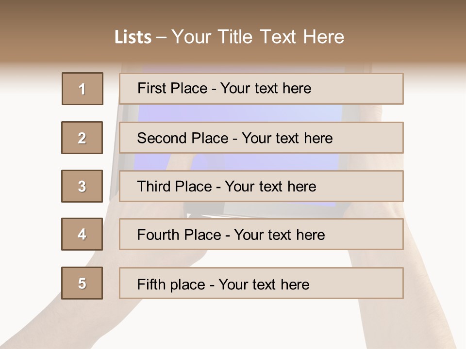 Frame Object Mobile PowerPoint Template