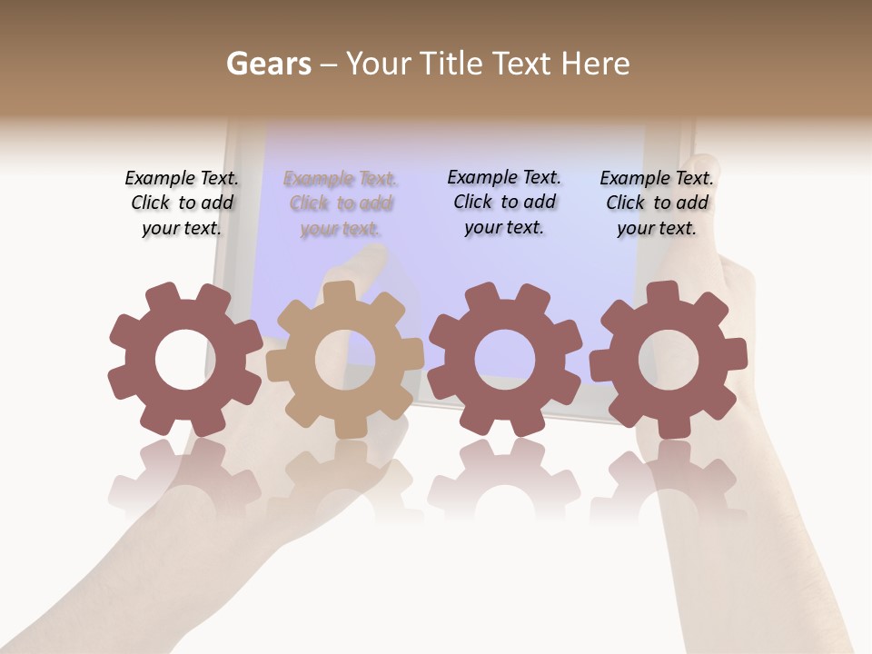 Frame Object Mobile PowerPoint Template