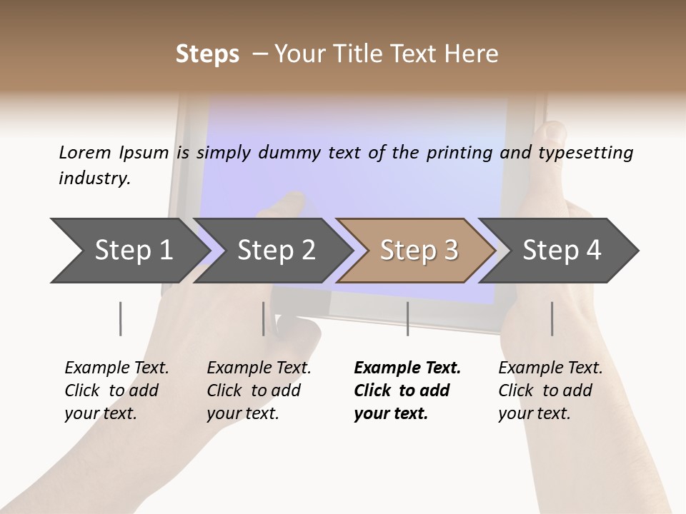Frame Object Mobile PowerPoint Template