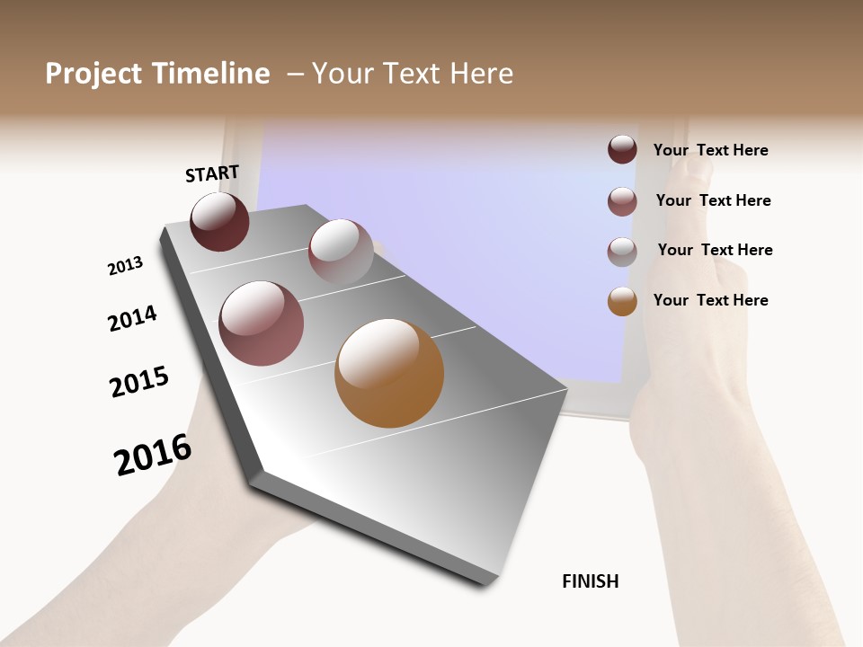 Frame Object Mobile PowerPoint Template