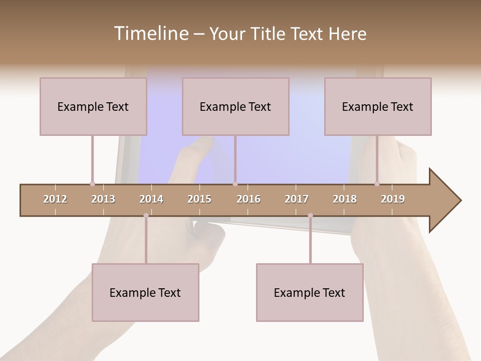 Frame Object Mobile PowerPoint Template