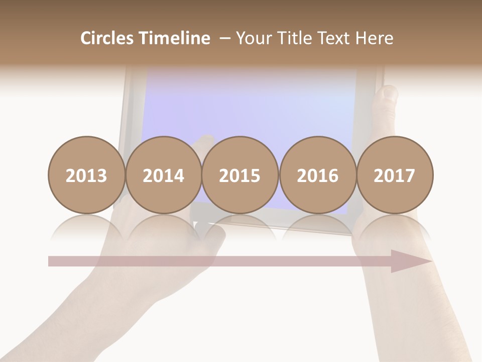 Frame Object Mobile PowerPoint Template