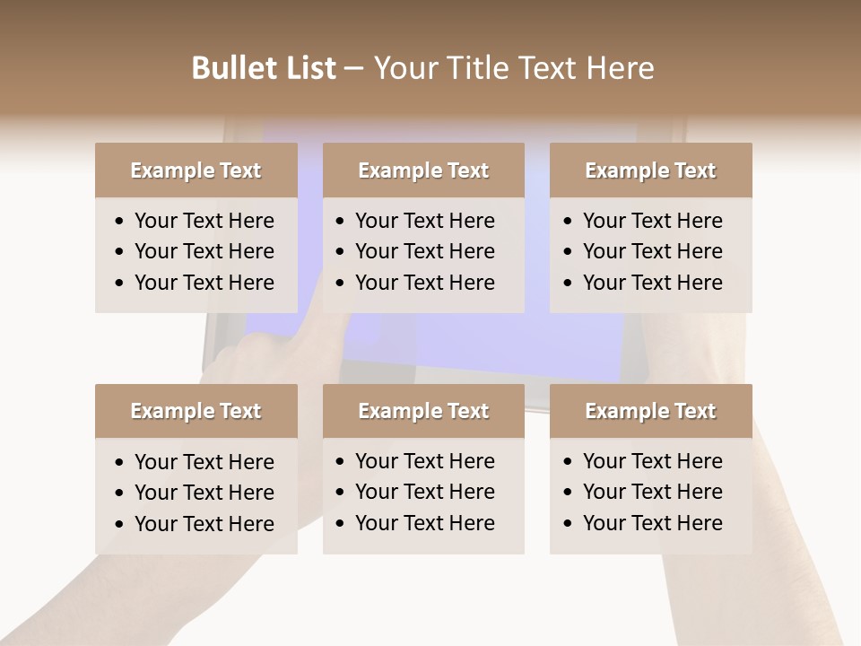 Frame Object Mobile PowerPoint Template