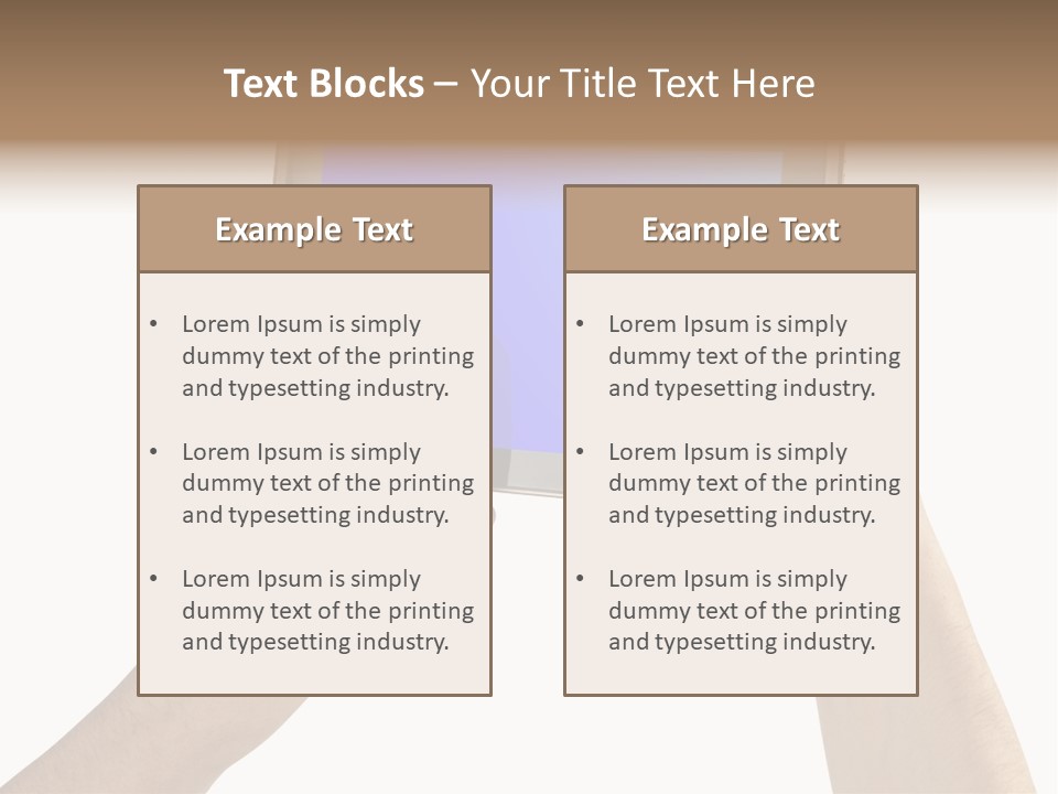 Frame Object Mobile PowerPoint Template
