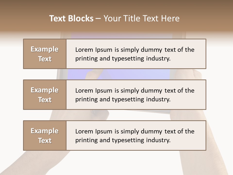 Frame Object Mobile PowerPoint Template
