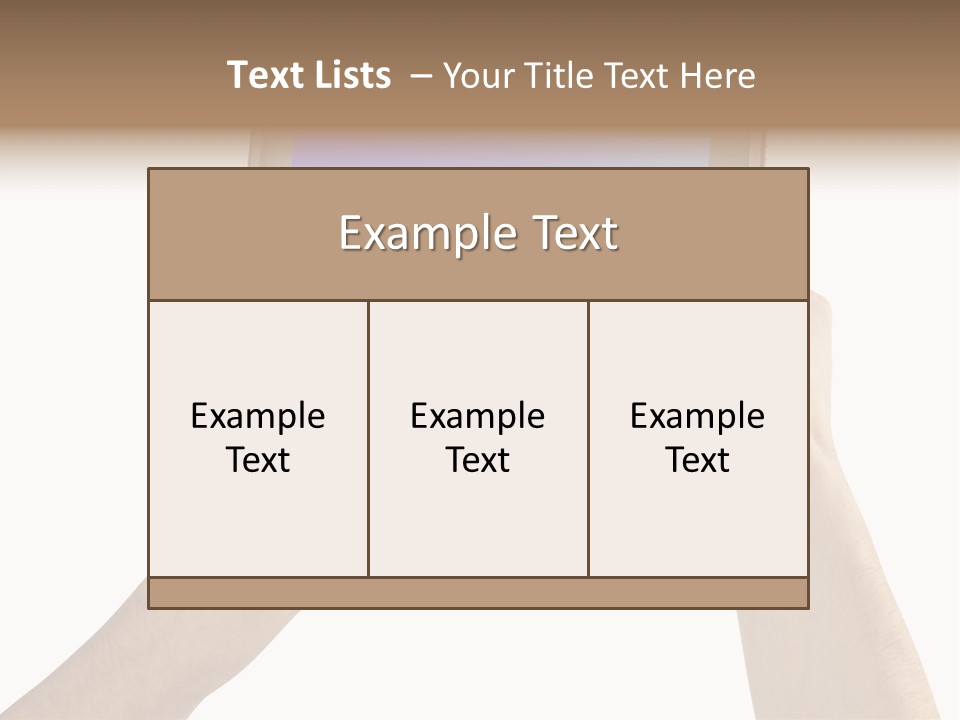 Frame Object Mobile PowerPoint Template