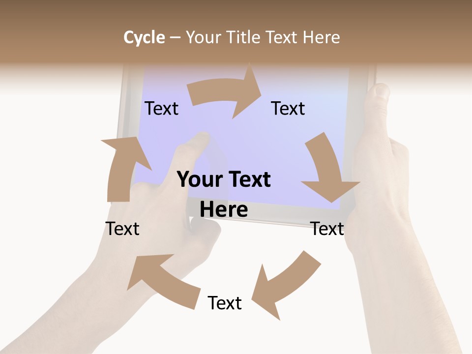 Frame Object Mobile PowerPoint Template