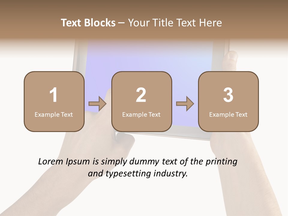 Frame Object Mobile PowerPoint Template