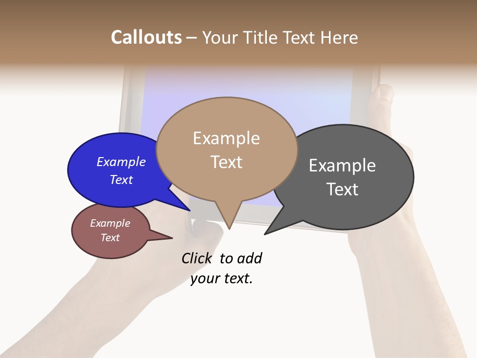 Frame Object Mobile PowerPoint Template