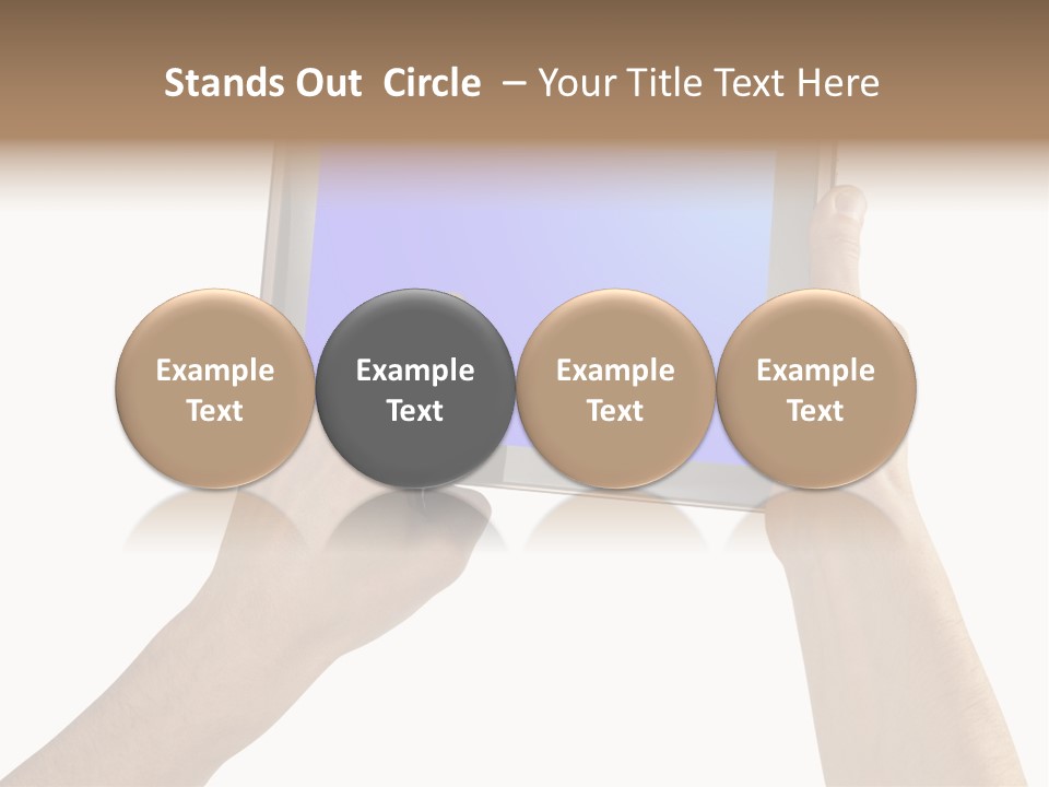 Frame Object Mobile PowerPoint Template