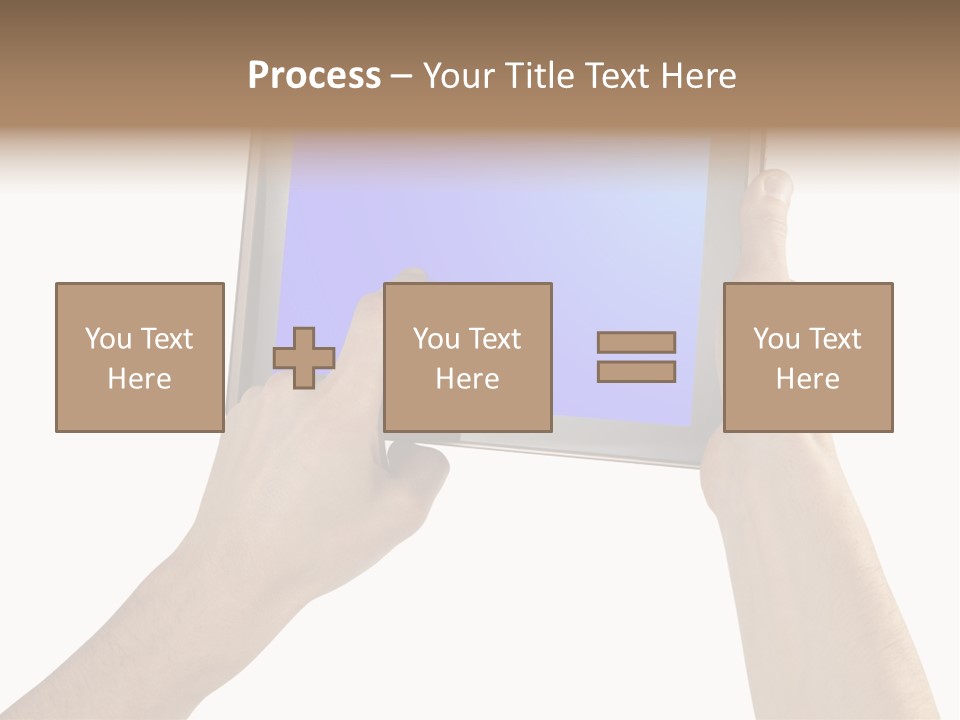 Frame Object Mobile PowerPoint Template