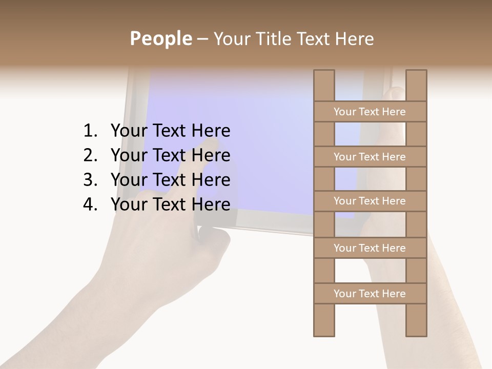 Frame Object Mobile PowerPoint Template