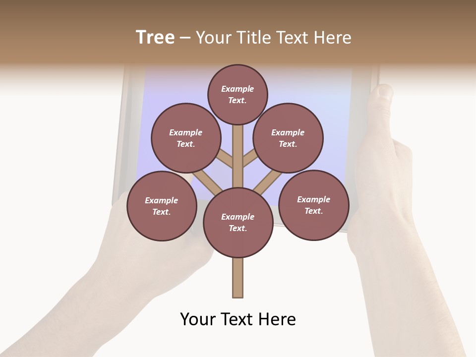 Frame Object Mobile PowerPoint Template