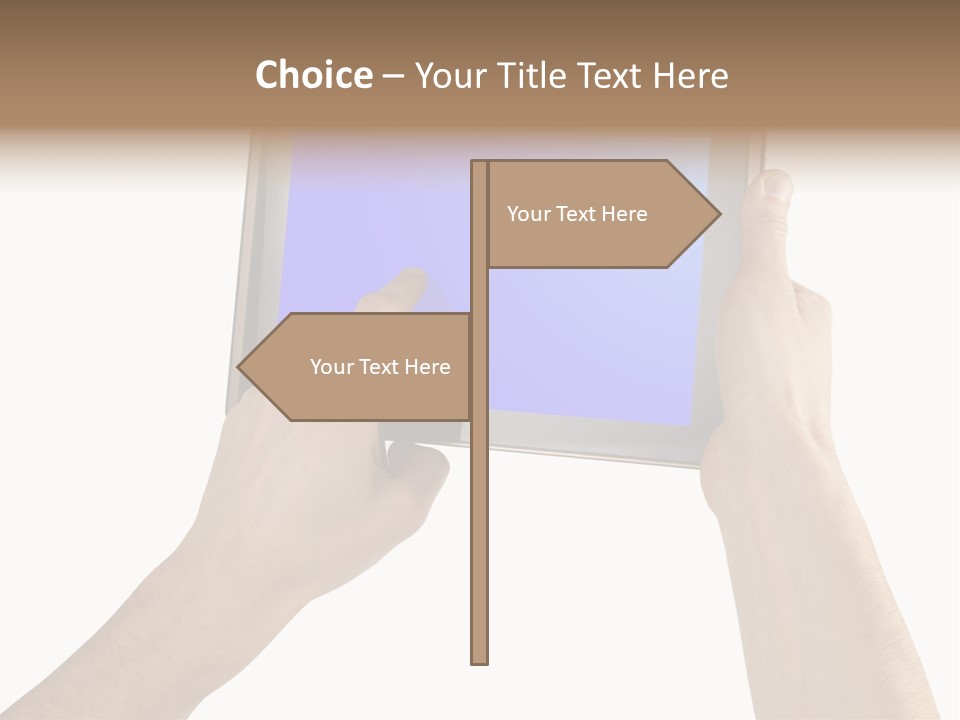 Frame Object Mobile PowerPoint Template