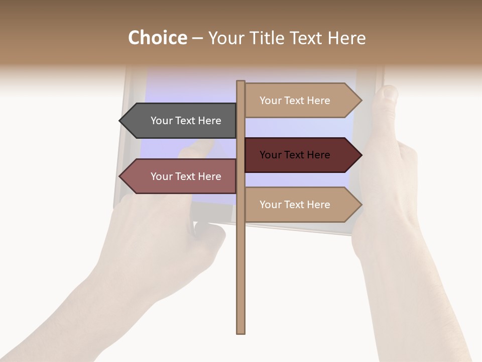 Frame Object Mobile PowerPoint Template