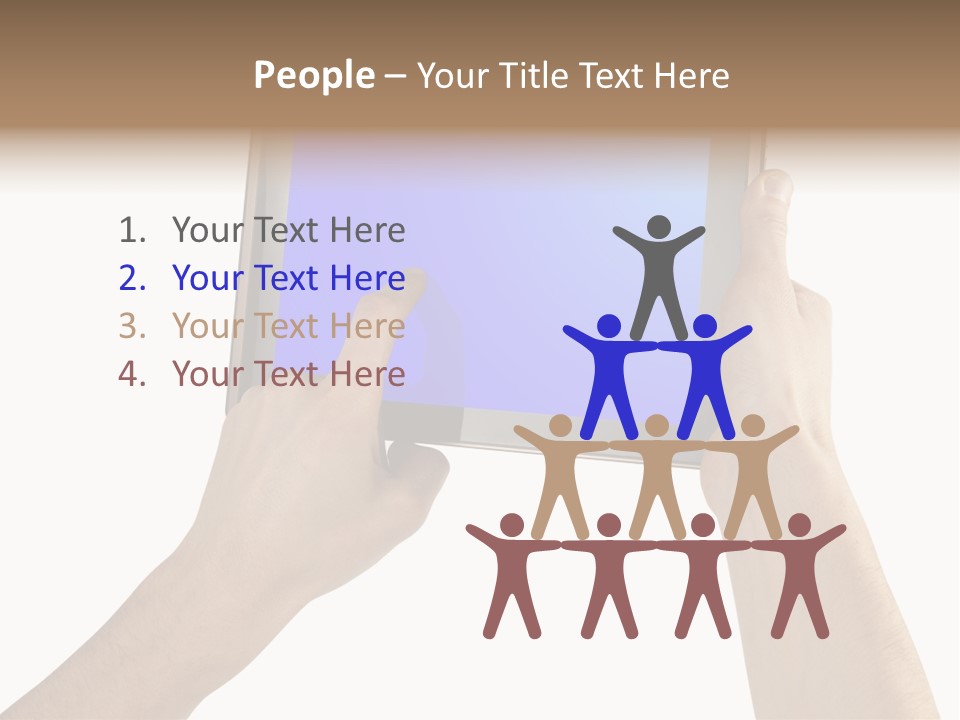 Frame Object Mobile PowerPoint Template