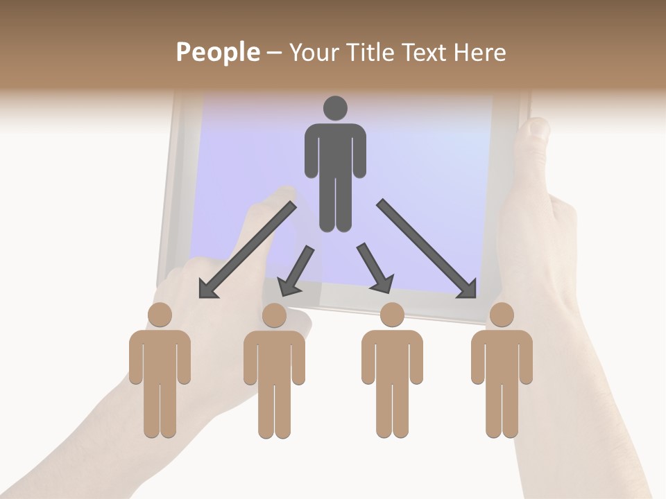 Frame Object Mobile PowerPoint Template