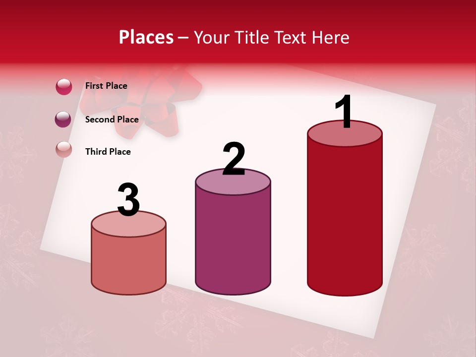 Christmas Decoration Red PowerPoint Template