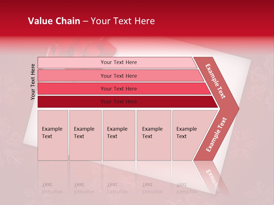 Christmas Decoration Red PowerPoint Template