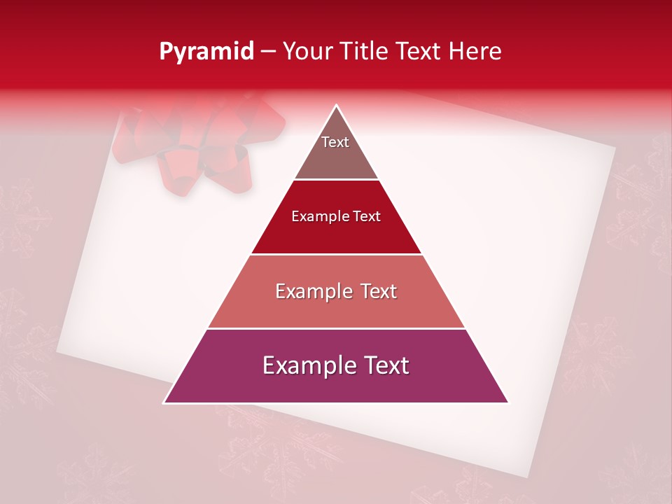 Christmas Decoration Red PowerPoint Template