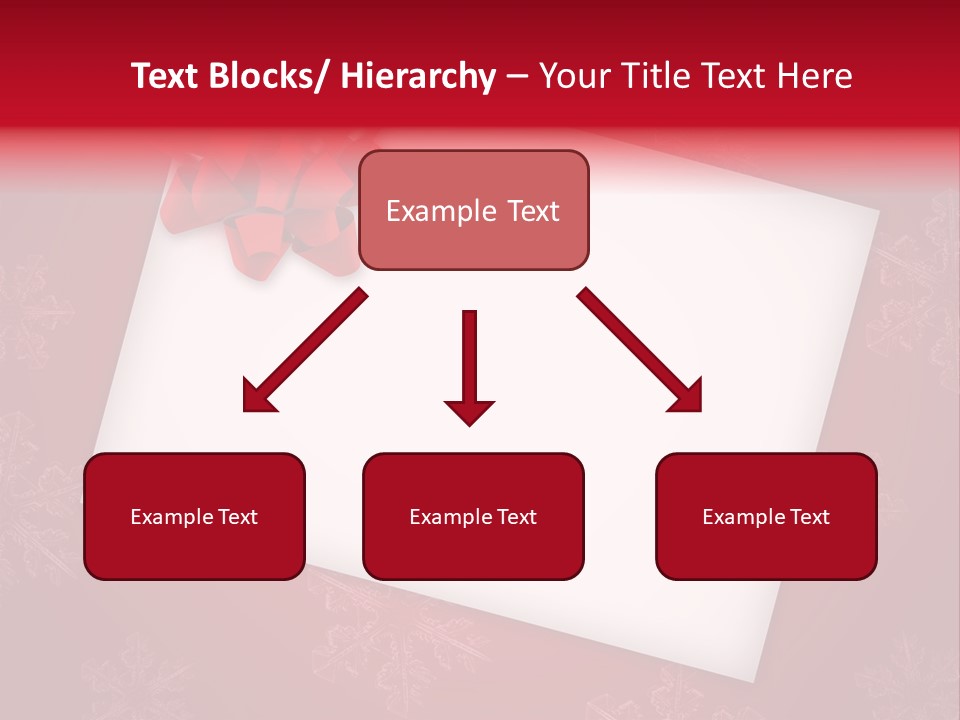 Christmas Decoration Red PowerPoint Template