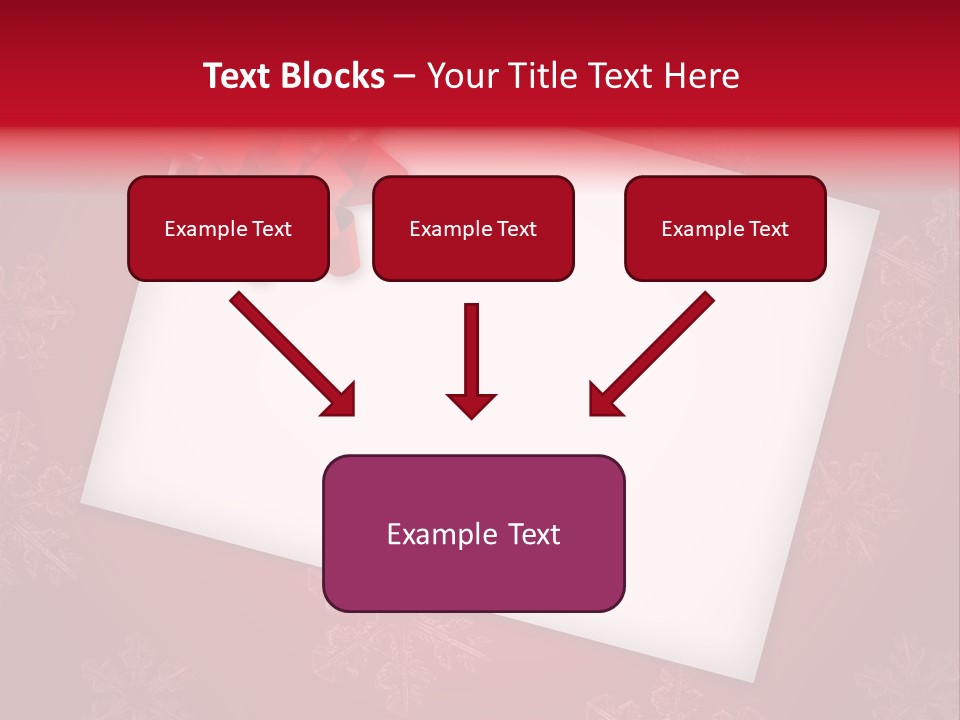 Christmas Decoration Red PowerPoint Template