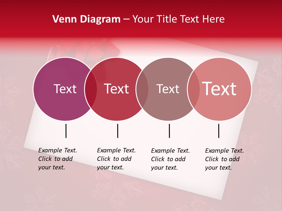 Christmas Decoration Red PowerPoint Template