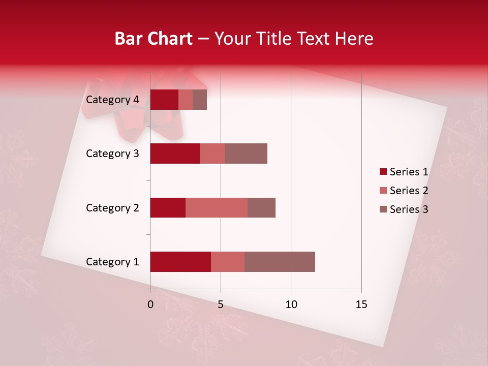 Christmas Decoration Red PowerPoint Template