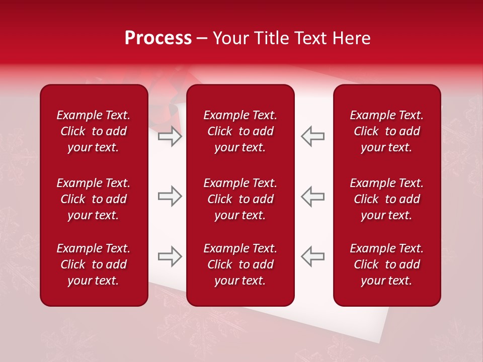 Christmas Decoration Red PowerPoint Template