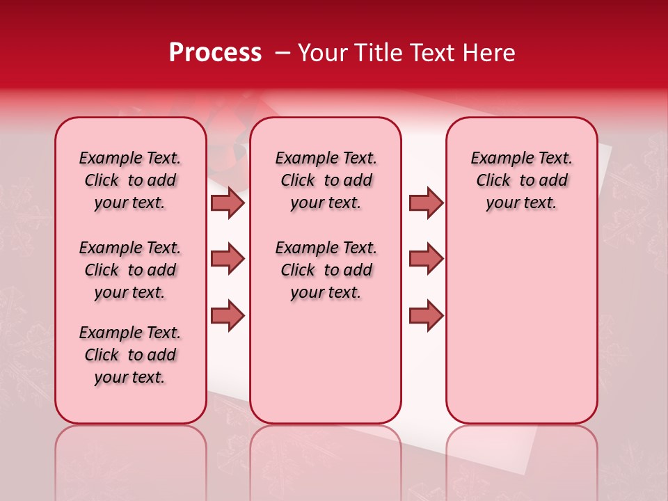Christmas Decoration Red PowerPoint Template