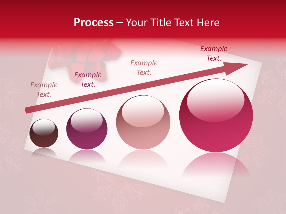 Christmas Decoration Red PowerPoint Template