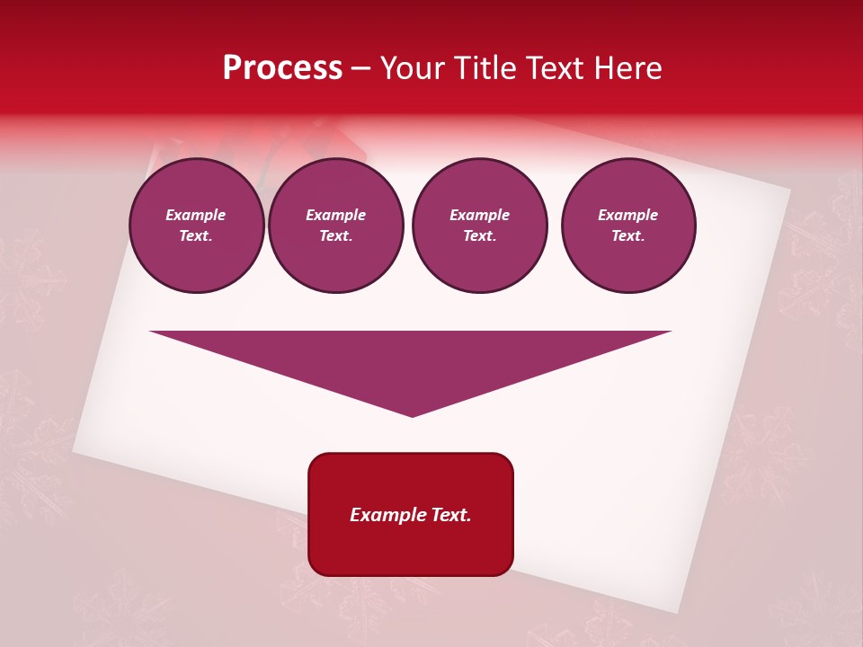 Christmas Decoration Red PowerPoint Template