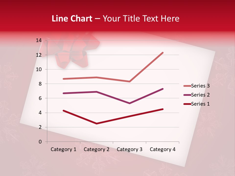 Christmas Decoration Red PowerPoint Template