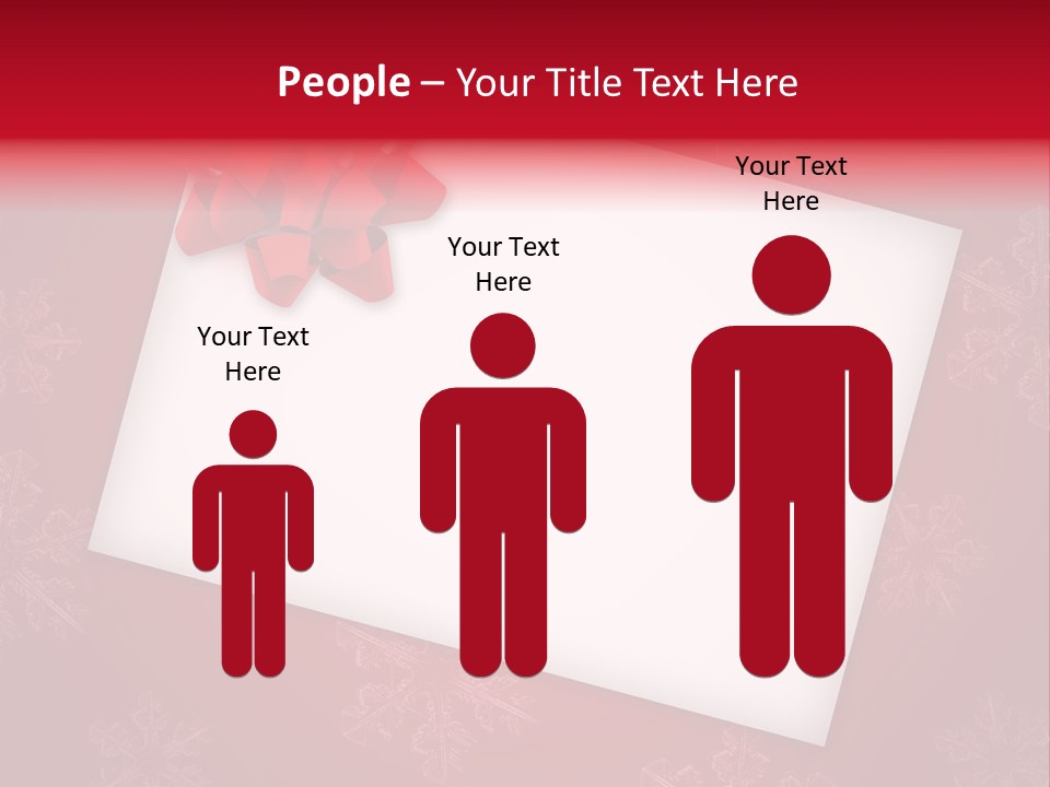 Christmas Decoration Red PowerPoint Template