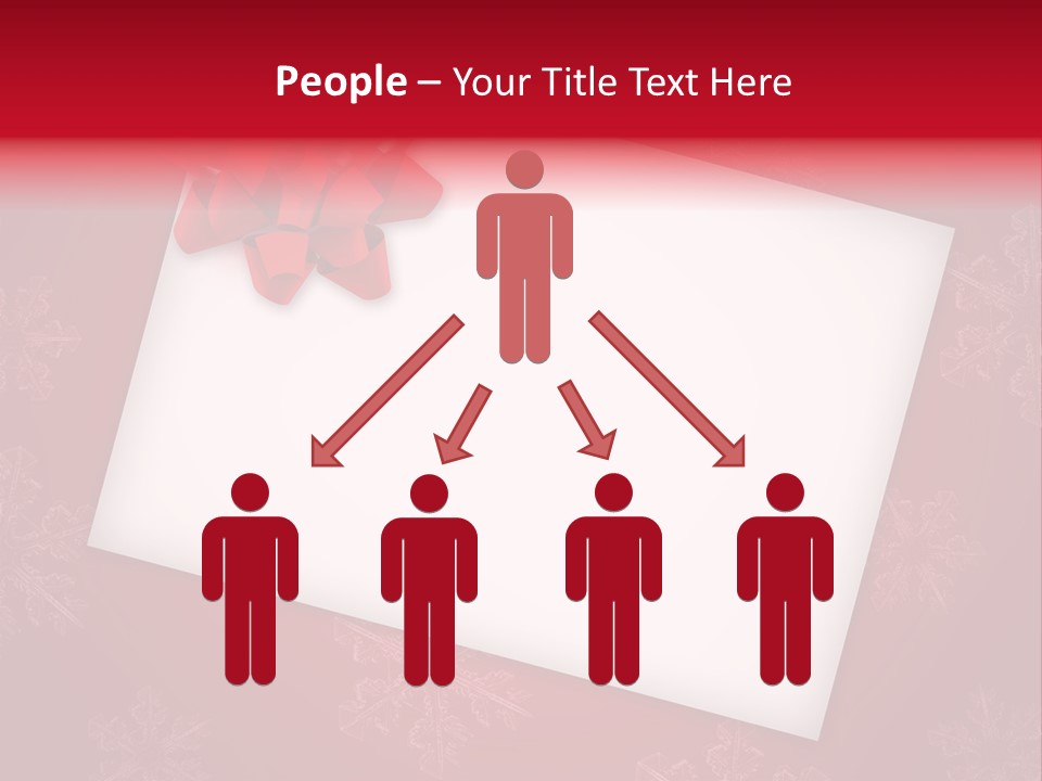 Christmas Decoration Red PowerPoint Template