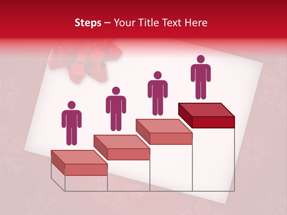 Christmas Decoration Red PowerPoint Template